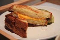  Grilled cheese sandwich on brioche at Andaz 5th Avenue