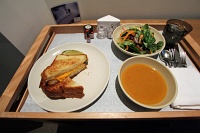  Room service dinner at Andaz 5th Avenue