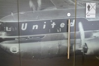  Bathroom Door, T-2 United Club at ORD