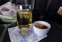  White wine with warm nuts