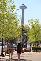  Downtown Niagara Falls with Skylon Tower in background