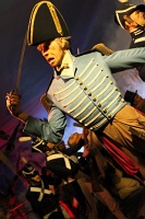  Andrew Jackson commands American troops against the British at the Battle of New Orleans (Musee Conti Wax Museum)