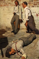  The great lynching of New Orleans against Italian Americans after the murder of the local police chief.  (Musee Conti Wax Museum)