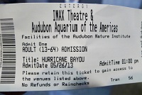  Ticket stub from 
