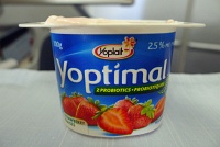  Yoptimal probiotic yogurt - Executive First Class, Air Canada A330