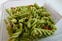  Fusilli Pesto mit Pinienkerne
