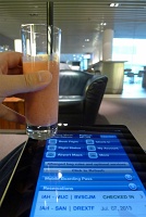 Fresh smoothie at Lufthansa Senator Lounge, Munich