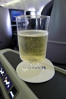  Champagne - BusinessFirst Class, United Airlines