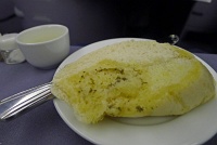  Garlic bread - BusinessFirst Class, United Airlines