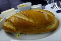  Chicken and mozzarella cheese sandwich - BusinessFirst Class, United Airlines