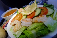  Shrimp salad on United