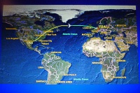  Flight status screen 3.5 hrs prior to arrival - IAH-FRA