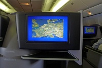  BusinessFirst cabin over central Germany - IAH-FRA