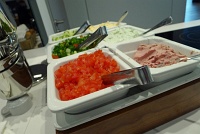  Assorted toppings and spreads at Lufthansa Senator Lounge, Frankfurt Airporte