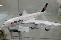  Lufthansa A380 model at Lufthansa World Shop - Lufthansa Senator Lounge, Frankfurt Airport
