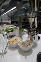  Various salad toppings - Lufthansa Senator Lounge, Frankfurt Airport