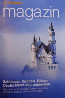  Lufthansa In-Flight Magazine featuring Neuschwanstein Castle - FRA-MAD