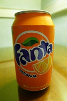  Fanta Orange soda, Madrid