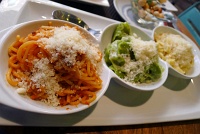  Trio de pasta (pasta trio: Bolognese, carbonara, and ricotta), Madrid