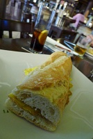  Egg sandwich with Coca-Cola, Sevilla