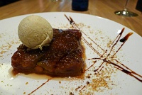  Fig tart with fig ice cream, Sevilla