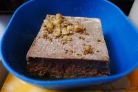  Postre del dia (dessert of the day: tiramisu) - Renfe AVE First Class cabin, Sevilla-Madrid