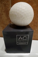  Golf ball soap - Hotel AC Carlton, Madrid