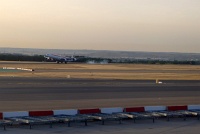  Ibera A340 touches down, Madrid-Barajas Airport