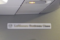  Lufthansa Business Class cabin, MAD-FRA