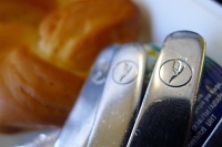  Lufthansa silverware, MAD-FRA