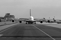  Taxiing A380, Frankfurt Airport