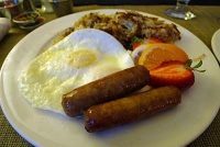  Two Eggs with Sausage and Hashbrowns at Hilton Gaslamp Quarter