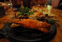  Prawns with smokable legs