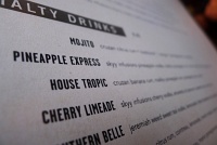  Menu at Yard House