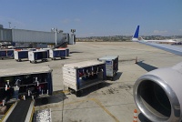  At the gate, SAN