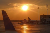  Sunset over IAH