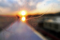  Sunset over IAH