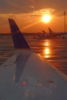  Sunset over IAH