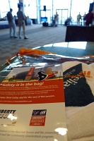  Free clear bag with rally towel