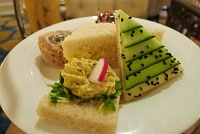  Tea sandwiches - Laurel Court Restaurant, Fairmont Hotel San Francisco
