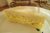  Deviled Egg Salad, Radish, Cornichons, White Bread - Laurel Court Restaurant, Fairmont San Francisco Hotel