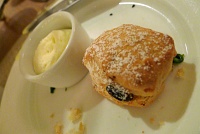  Scone with devonshire cream - Laurel Court Restaurant, Fairmont San Francisco Hotel