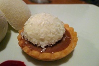  Gingered Banana Coconut Tart (Chocolate Banana & Ginger Caramel with Coconut Mouse Dome) - Tonga Room, Fairmont San Francisco Hotel