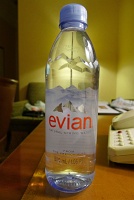  New Evian Bottle - Fairmont San Francisco Hotel