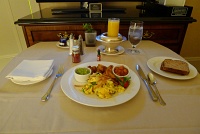  Room Service Breakfast - Fairmont San Francisco Hotel