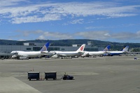  747/A380 row (international terminal), San Francisco International Airport