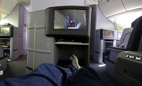  BusinessFirst cabin, United Airlines 767-300