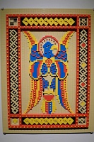  Book of Dimma, Symbol of St John - Art of the Brick at Discovery Times Square
