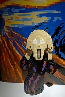  The Scream, Art of the Brick at Discovery Times Square