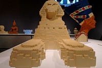  Sphinx, Art of the Brick at Discovery Times Square